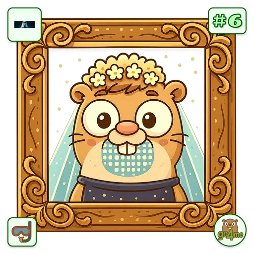 go4sn.app | Gopher Bride Portrait | @satoshisbride image