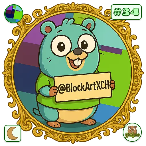 go4.me | BlockArt | @BlockArtXCH image