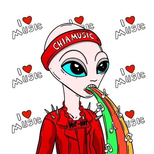 Chia Music Space Aliens #226 image