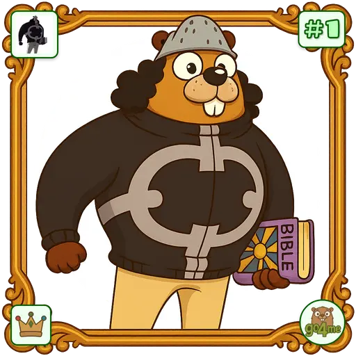 go4sn.app | Hoodie Gopher with Bible | @lebadurr image