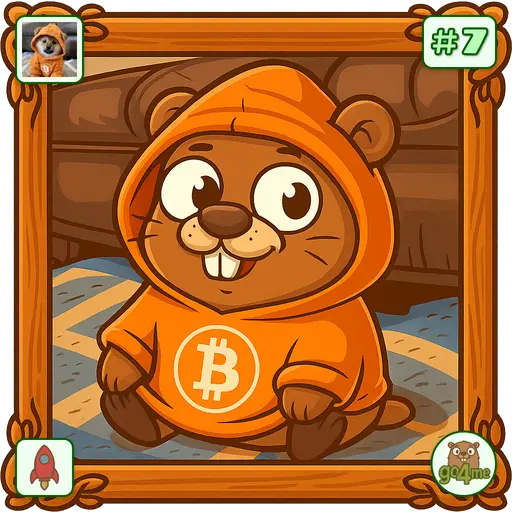 go4sn.app | Crypto Gopher in Orange Hoodie | @Phantom___Core image