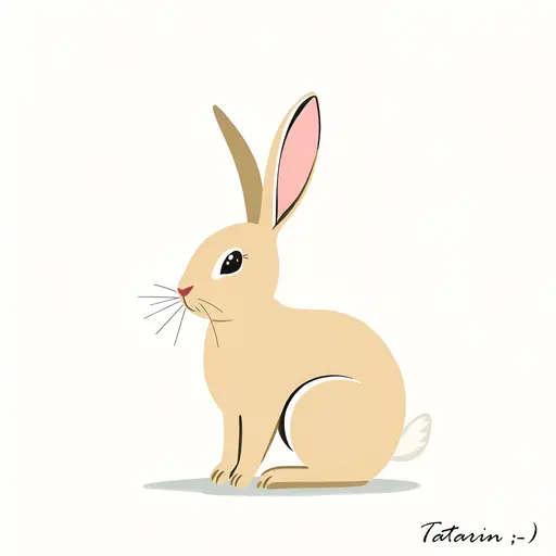 Curious Cottontail image