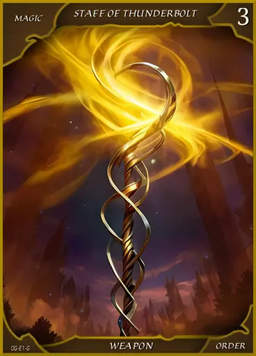 STAFF OF THUNDERBOLT GOLD image
