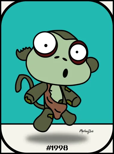 Zombie Monkey #198 image