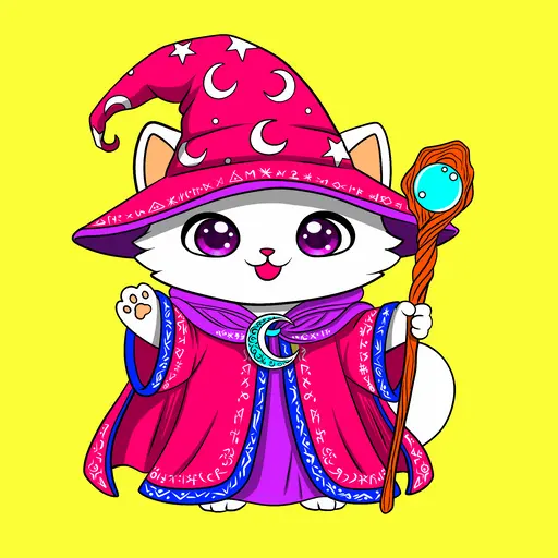 White Wizard Cat image