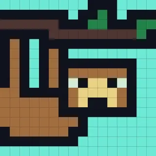 Tired Sloth: Original image