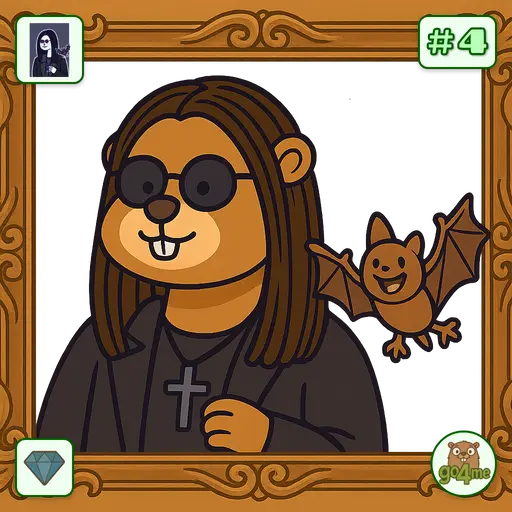 go4sn.app | Metalhead Gopher Portrait | @kC_mone image