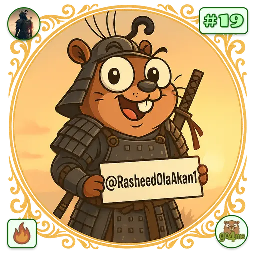 go4.me | Rasheed Ola Akanji nexyai.i 🐺🐺⚔️ 「☄️G☄️」$LST 💢 | @RasheedOlaAkan1 image