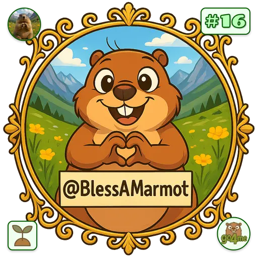 go4.me | Bless a Marmot 💚🌱 | @BlessAMarmot image