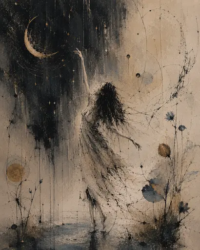 Falling Quietly Through the Rain image