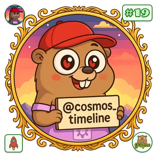go4.me | ▒▓🍊🌱Cosmos_Timeline ▓▒ 🌠 🐚¯(⁠＾⁠∇⁠＾⁠)⁠ﾉ🪐 | @cosmos_timeline image