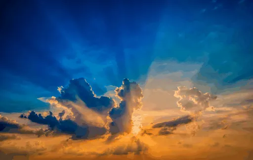 One-Offs #7 : Sundown Through The Clouds image