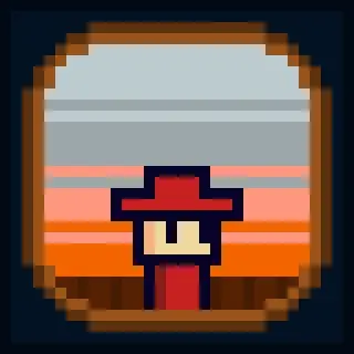 Sunset Cowboy Badge image