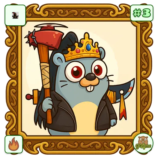 go4sn.app | Crowned Gopher Warrior Portrait | @PrayNepal image