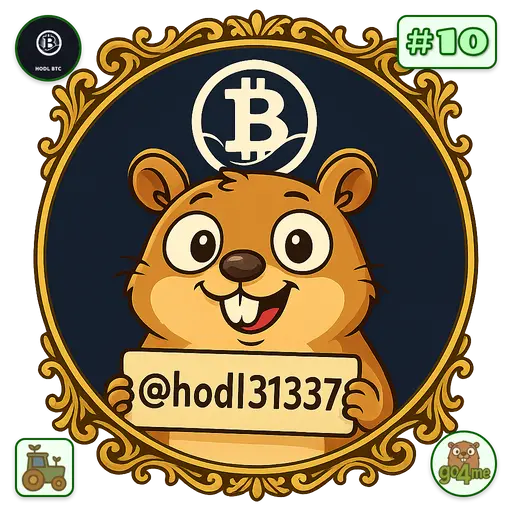 go4.me | hodl31337 | @hodl31337 image