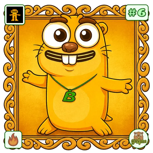 go4sn.app | Golden Gopher Portrait | @1BlessedSoul image