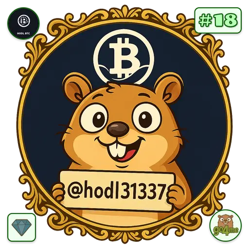 go4.me | hodl31337 | @hodl31337 image
