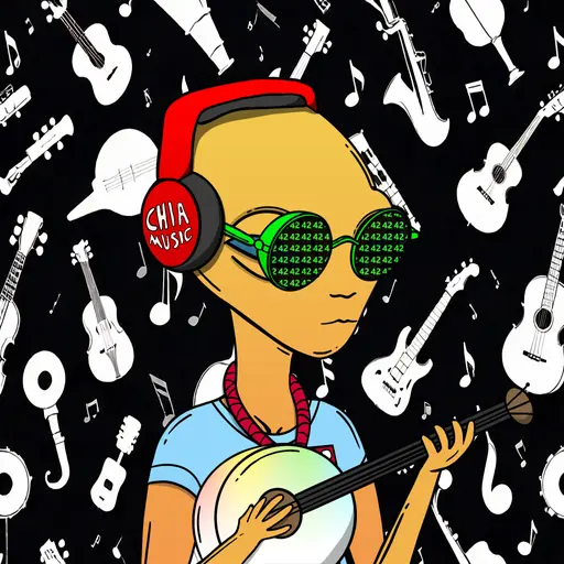 Chia Music Space Aliens #154 image