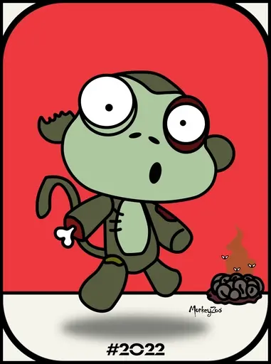 Zombie Monkey #222 image
