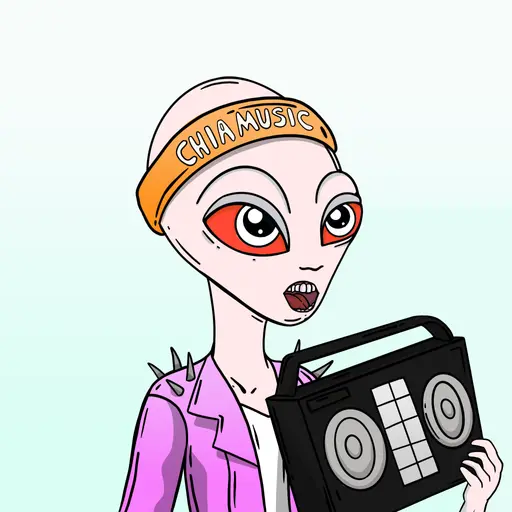 Chia Music Space Aliens #107 image