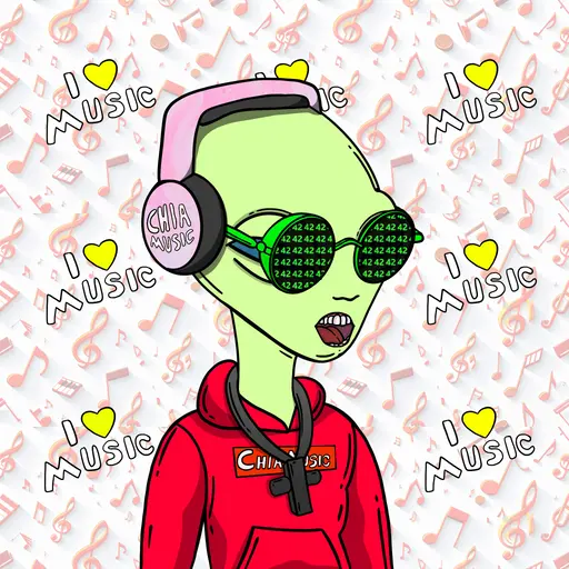 Chia Music Space Aliens #52 image