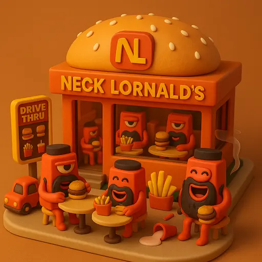 NECK LORNALDS BURGER STAND image