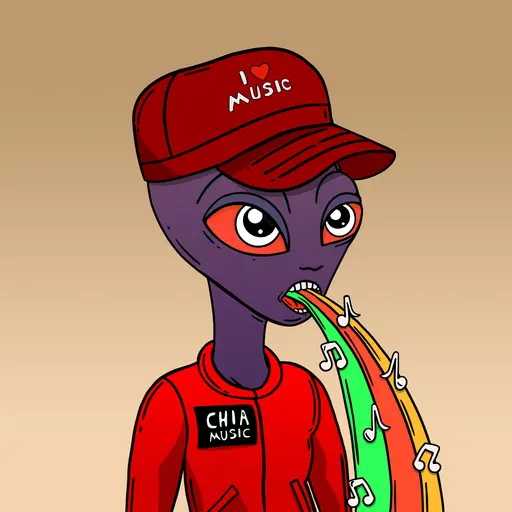 Chia Music Space Aliens #117 image
