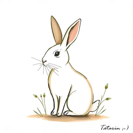 Whispering Meadow Hare image