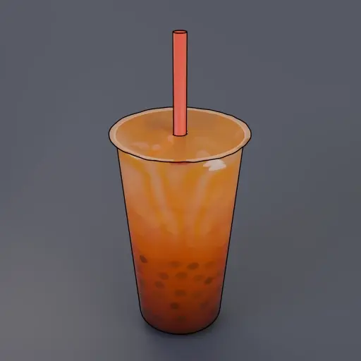 Thai Tea Boba image