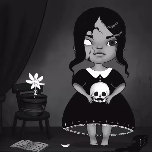 DarkGarden. Mustache image