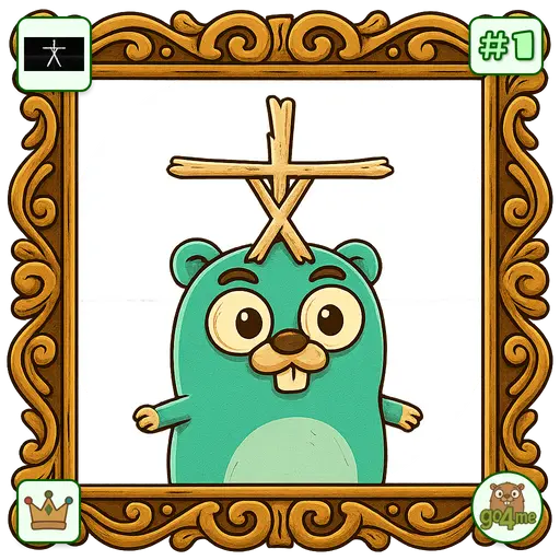 go4sn.app | Framed Gopher Portrait | @MMeranzov image