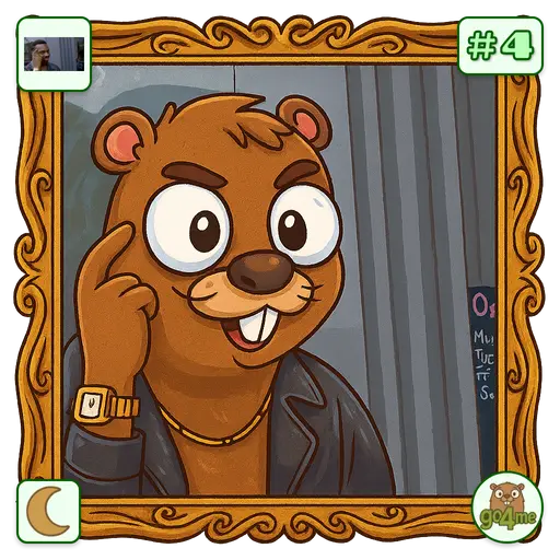 go4sn.app | Clever Gopher Portrait | @1BlessedSoul image